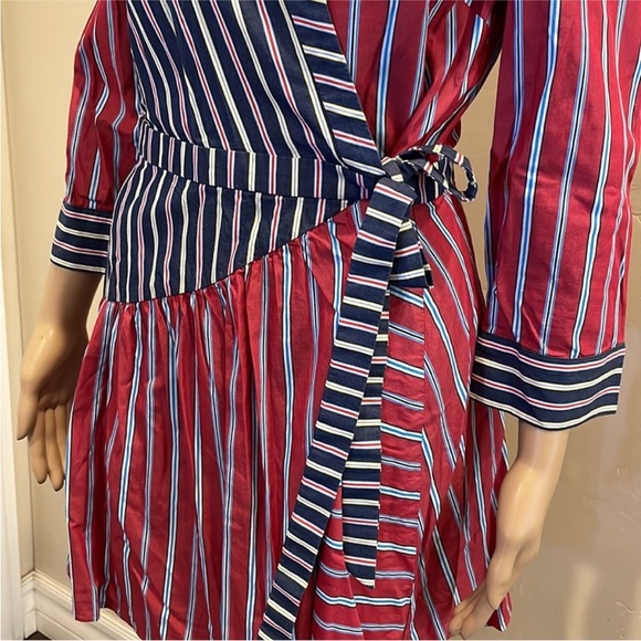 BCBGeneration Striped Blazer / Wrap Dress size M - Picture 5 of 9